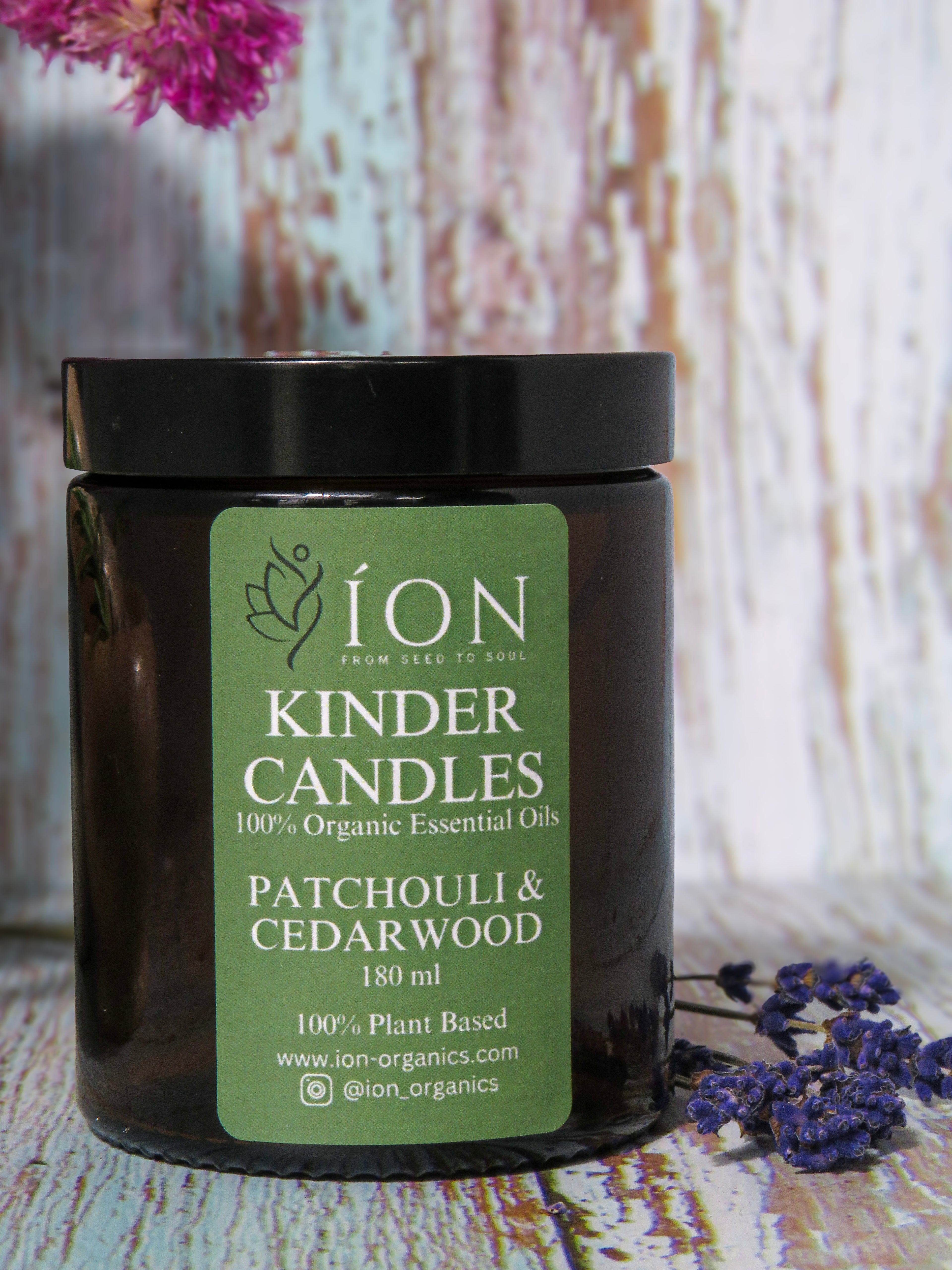 Kinder Candle | Patchouli & Cedarwood 180ml