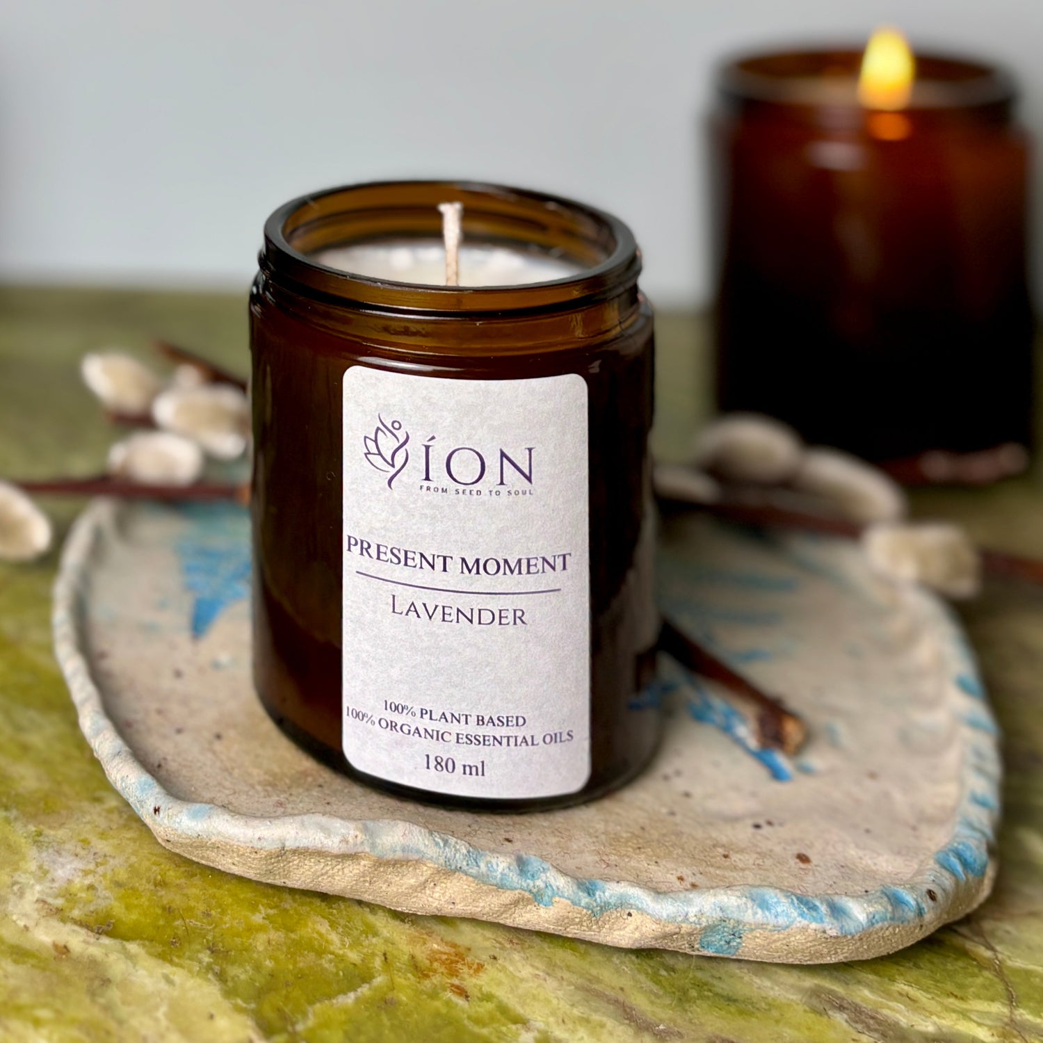 Soy Candle | Organic Lavender 180ml