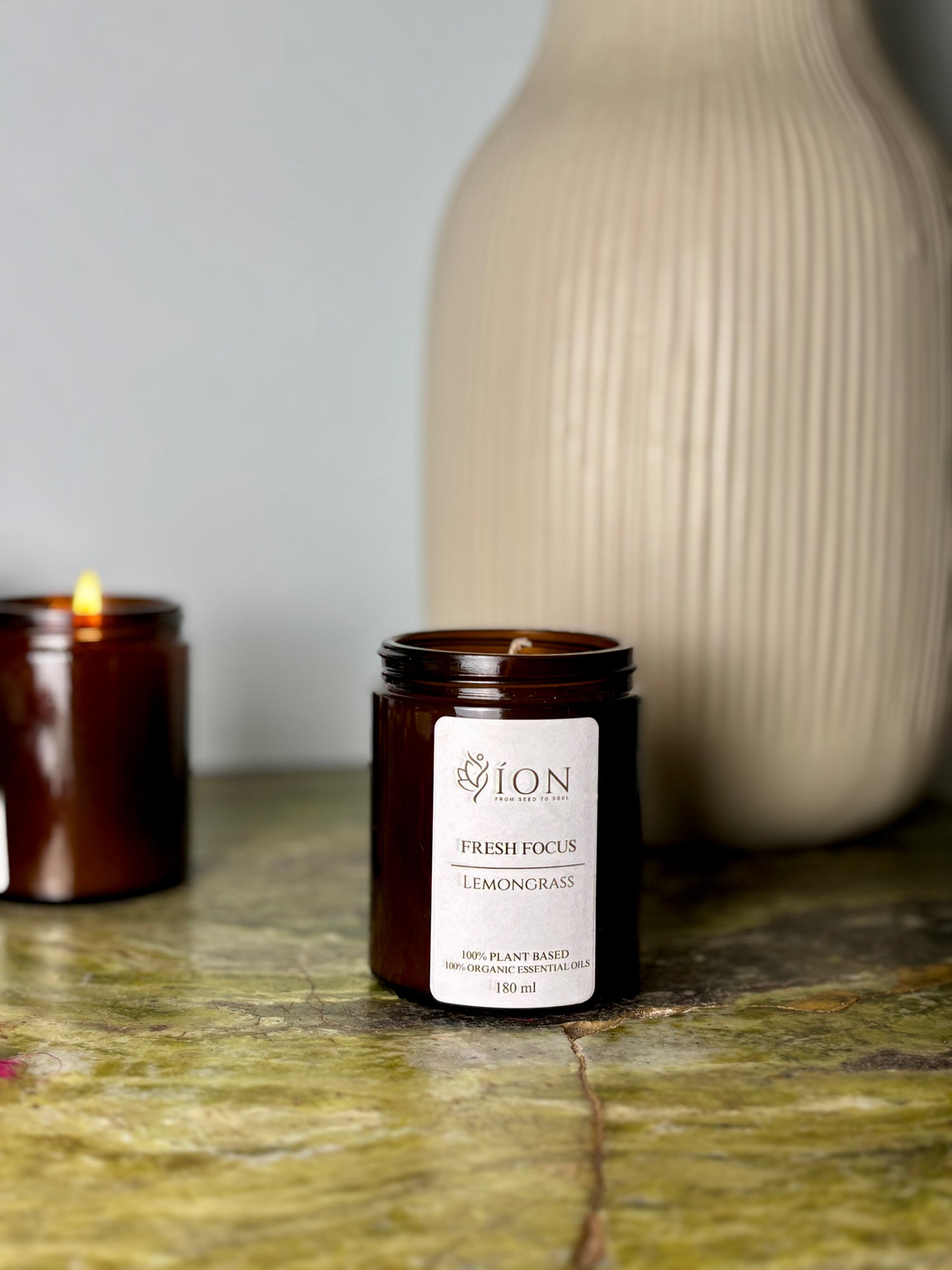 Soy Candle | Organic Lemongrass 180ml