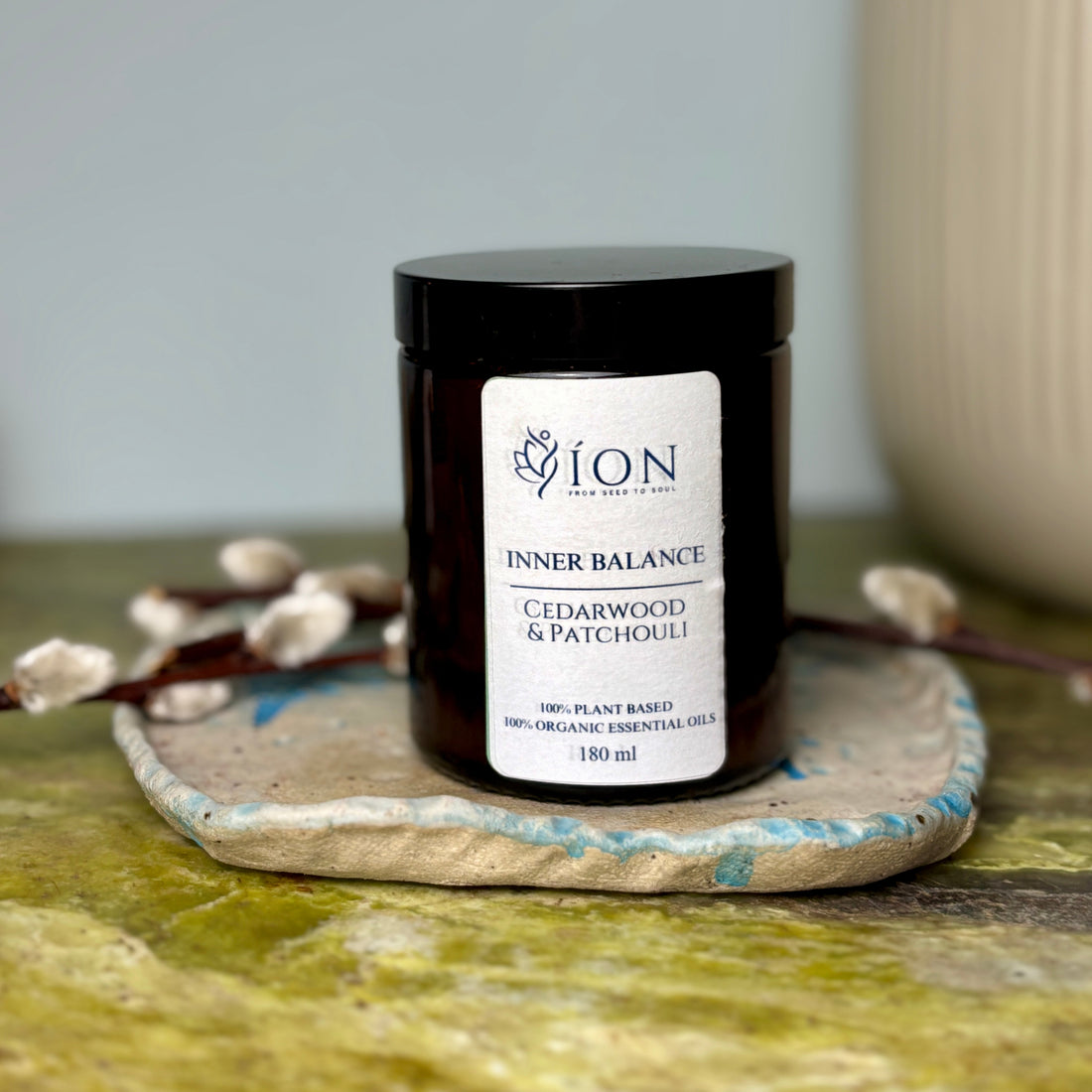 Soy Candle | Organic Patchouli & Cedarwood 180ml