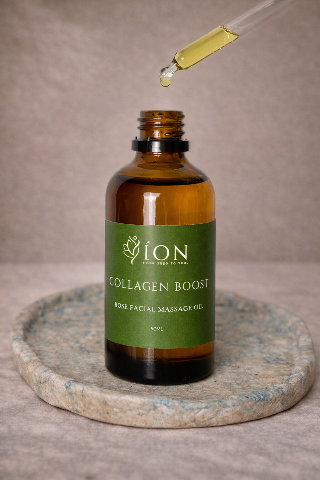 Collagen Boost Facial Oil &amp; Amethyst Renewal Ritual