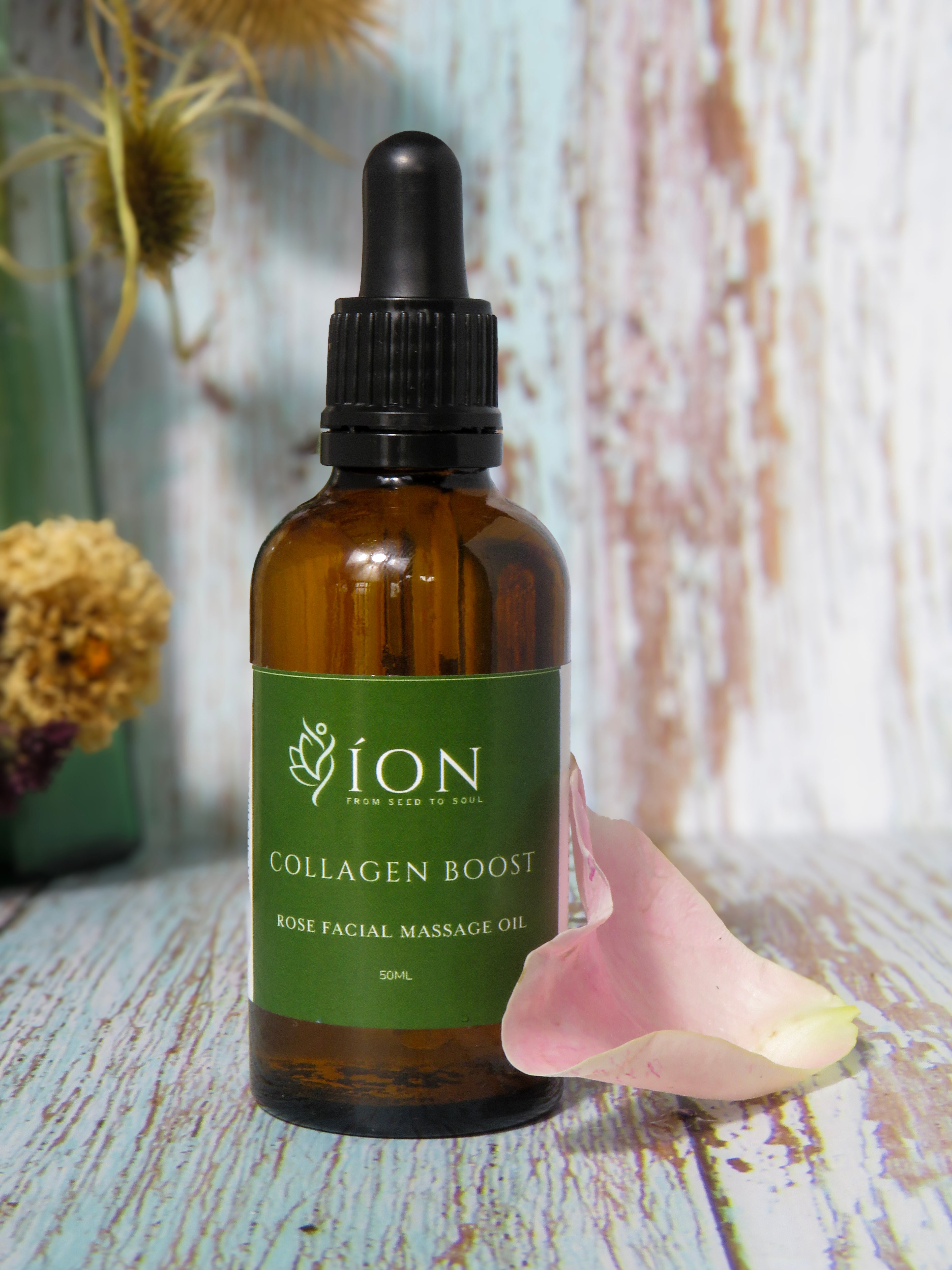 Collagen Boost | Rose Facial Massage Oil