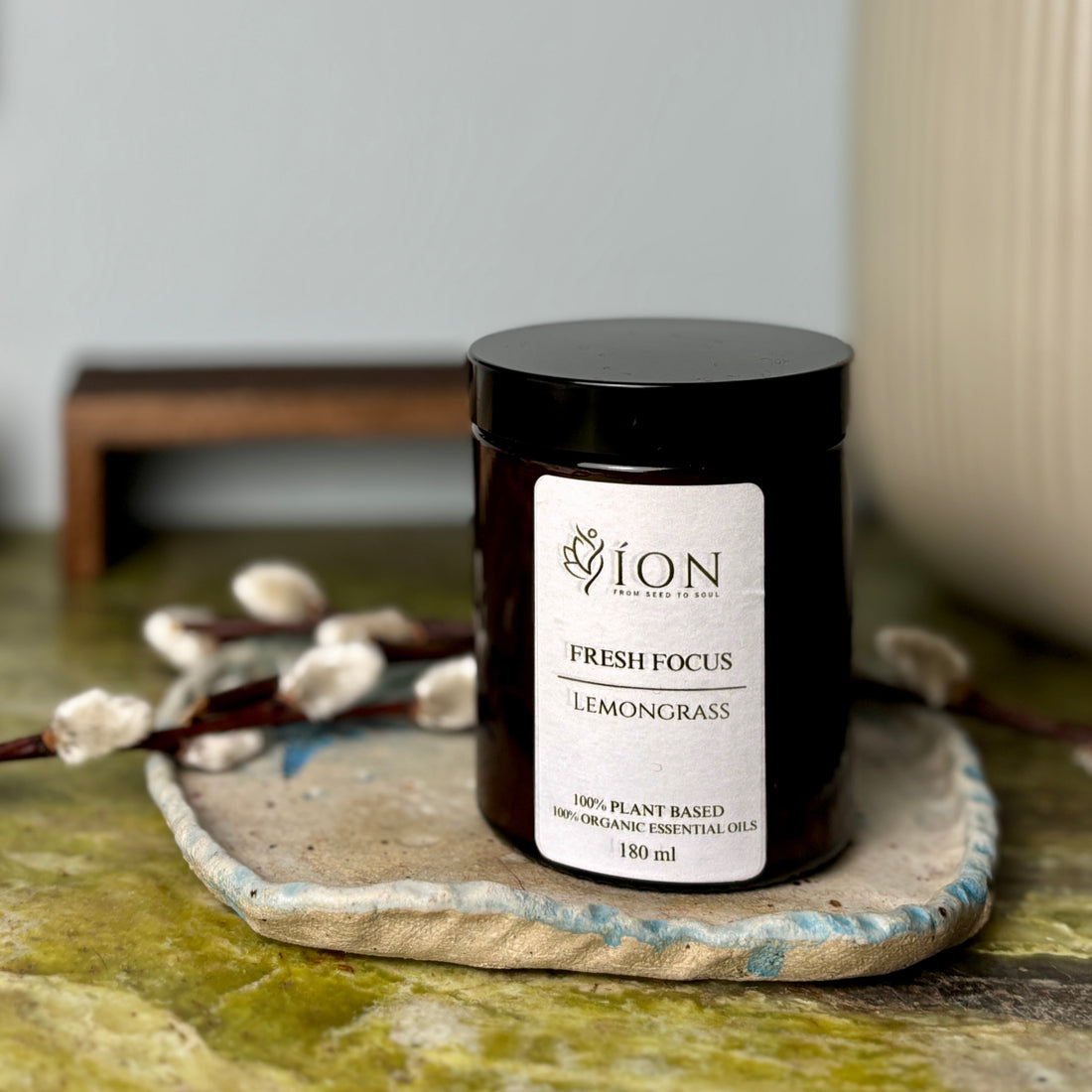 Soy Candle | Organic Lemongrass 180ml