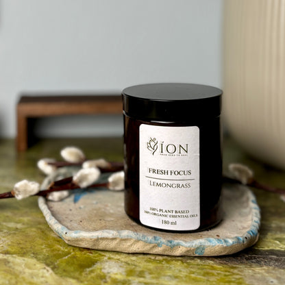 Soy Candle | Organic Lemongrass 180ml