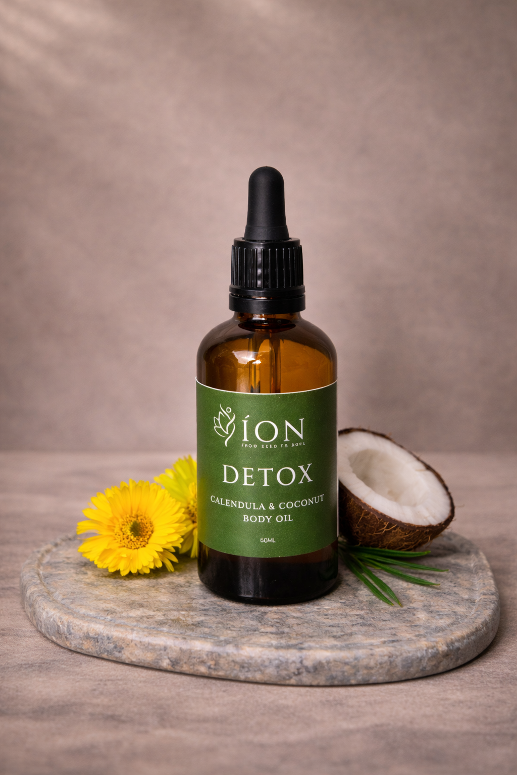 Detox Oil | Calendula &amp; Coconut Massage Oil