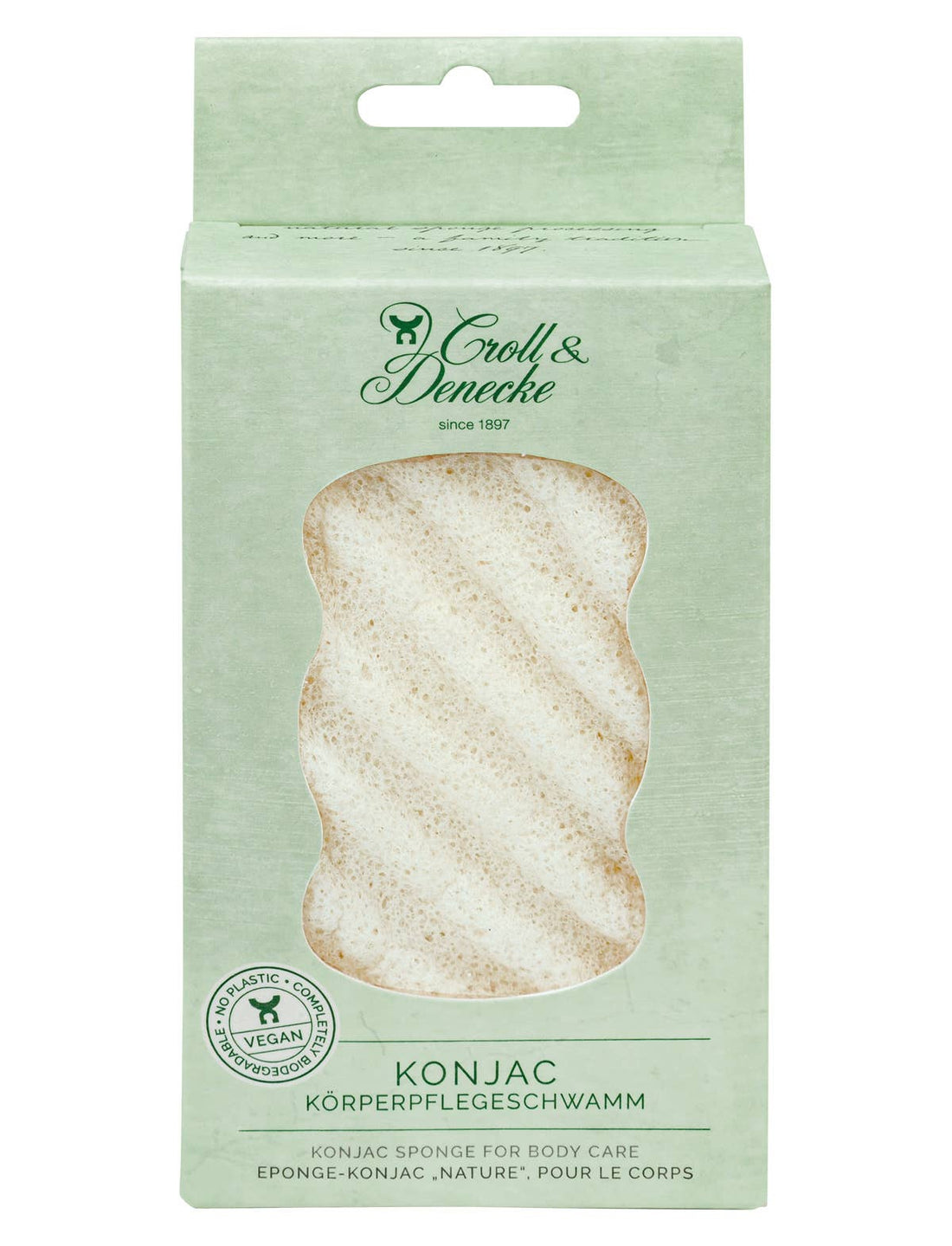 Konjac body sponge, sensitive skin, vegan, spa