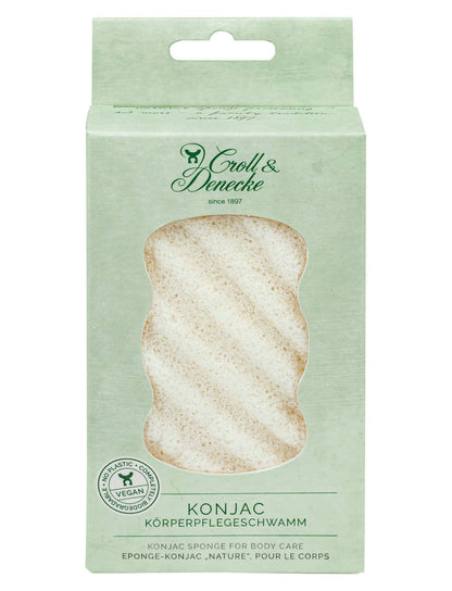 Konjac body sponge, sensitive skin, vegan, spa